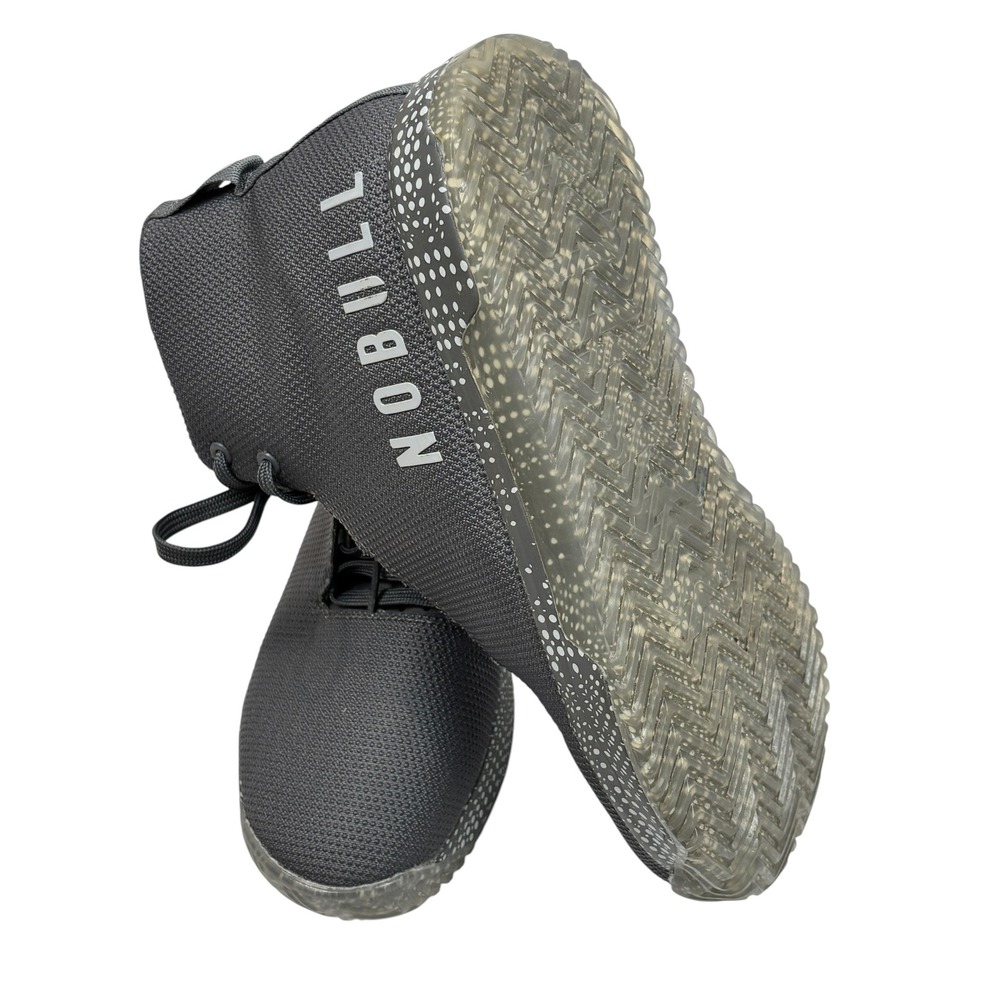NOBULL High-Top Trainer Mens Grey size 10 SuperFabric Cross Training Shoes - Picture 4 of 10
